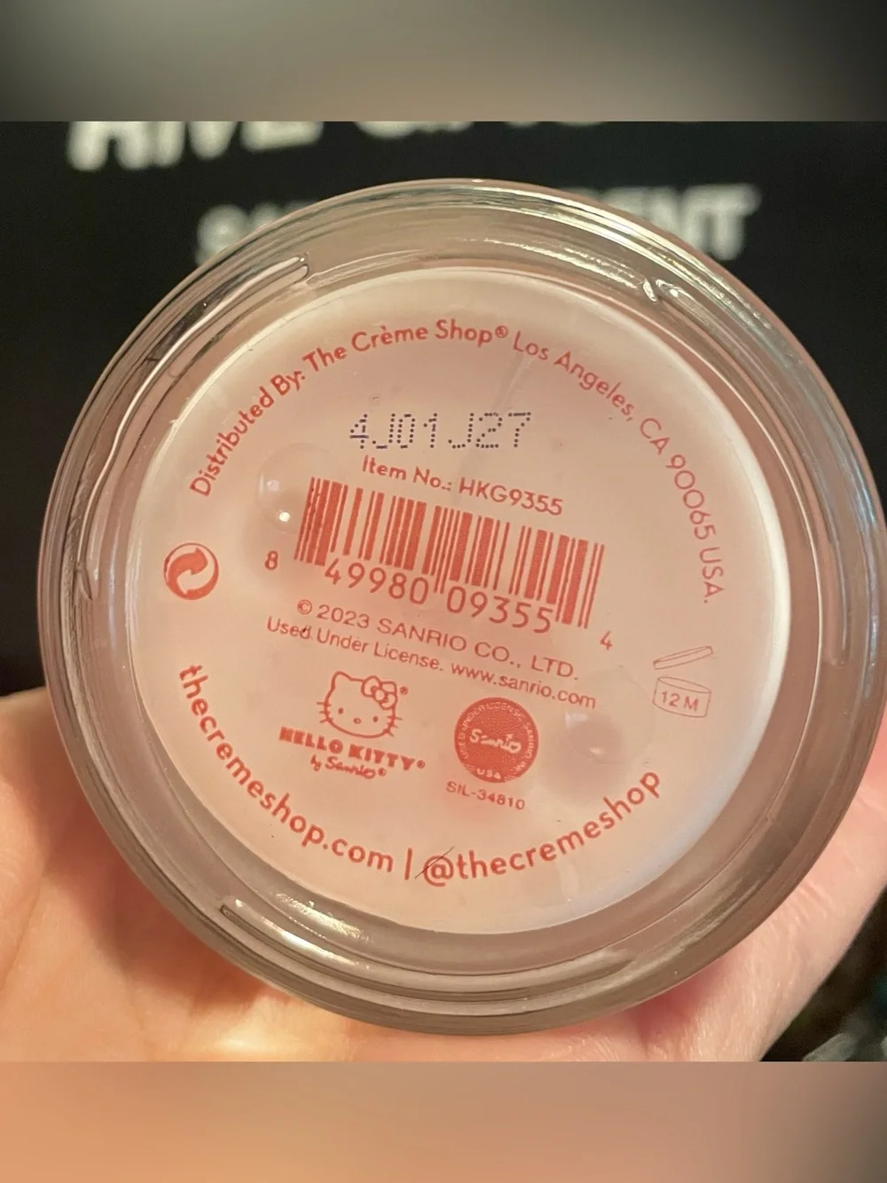 Creme Shoppe  Hello Kitty Niacinamide & Strawberry Gelée Mask